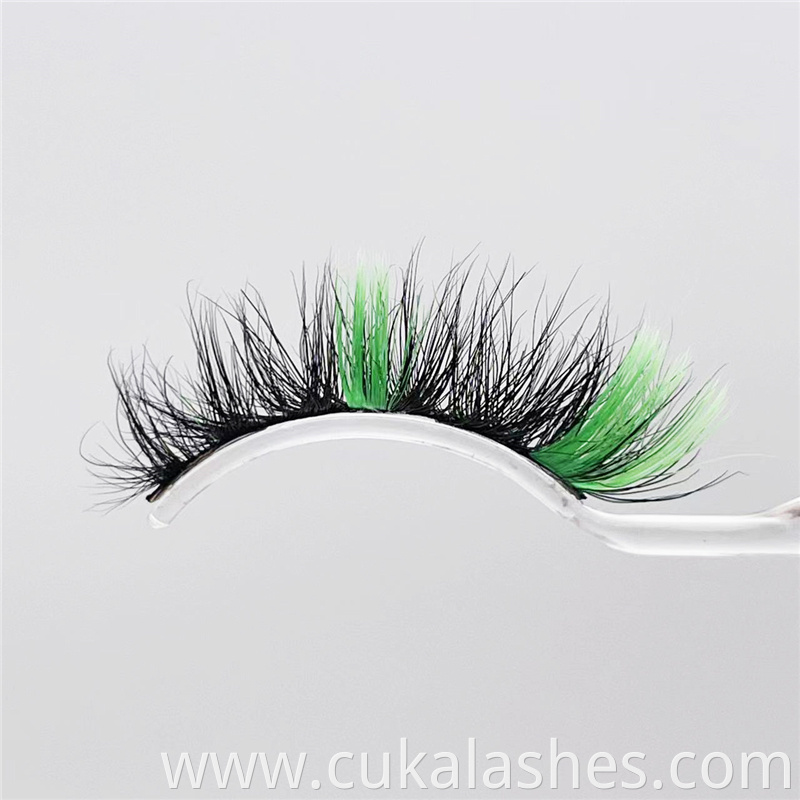 Color Mink False Lashes